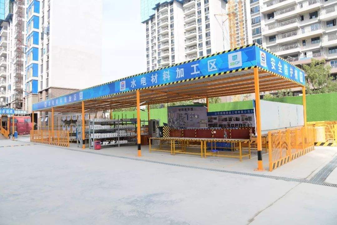 海城市水电材料堆放棚